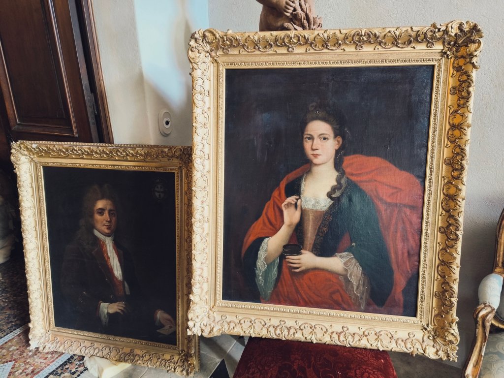 Premier portrait d'une paire, XVIIIème siècle-photo-4