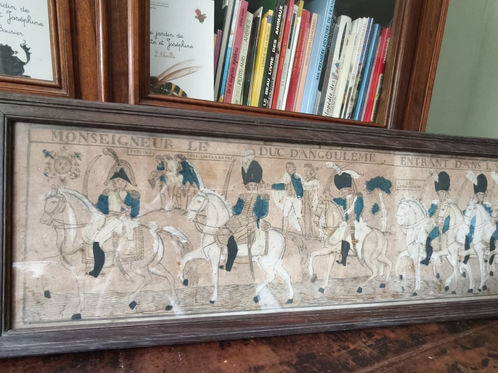 Rare Orleans Imagery Entry Of The Duke Of Angouleme Into Madrid C.1820-photo-3