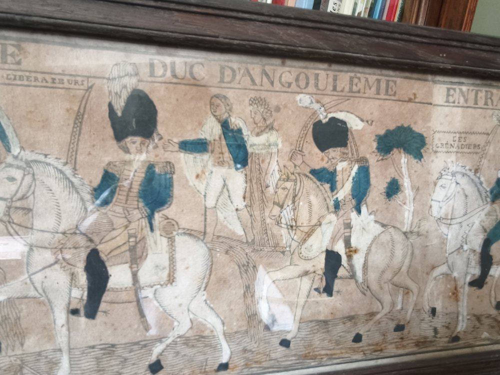 Rare Orleans Imagery Entry Of The Duke Of Angouleme Into Madrid C.1820-photo-1