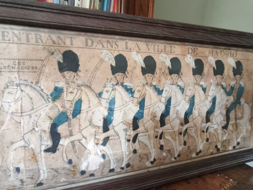 Rare Orleans Imagery Entry Of The Duke Of Angouleme Into Madrid C.1820-photo-3