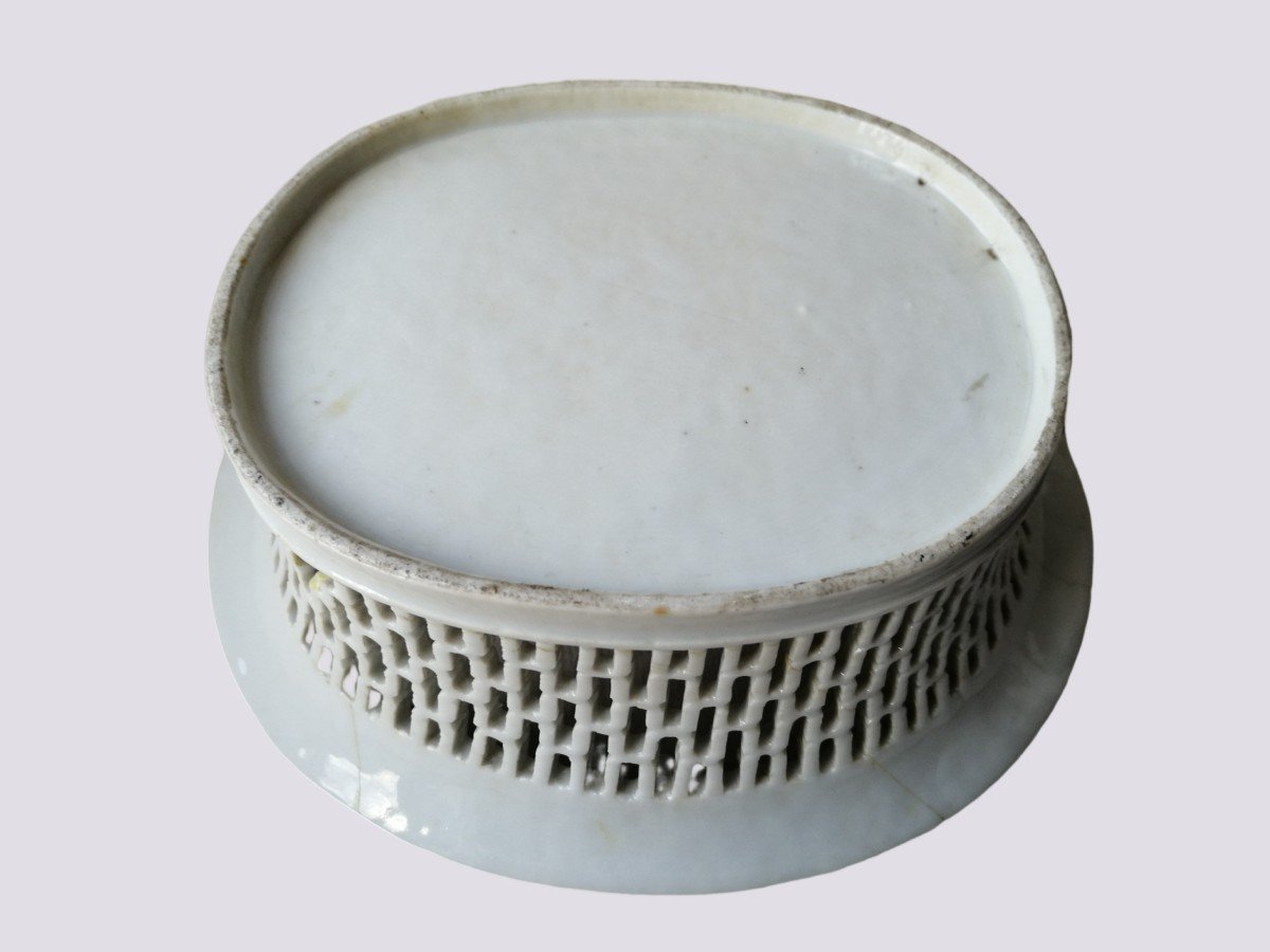 Bannette Porcelaine De Chine Armoiriée XVIIIème-photo-2