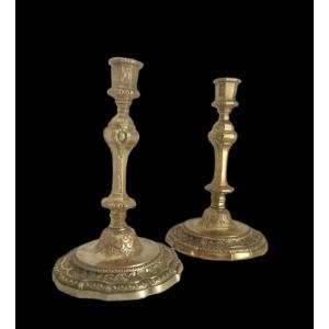 Pair Of Regency Candlesticks