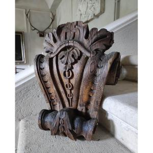 Important 18th Century Woodwork Sculpture