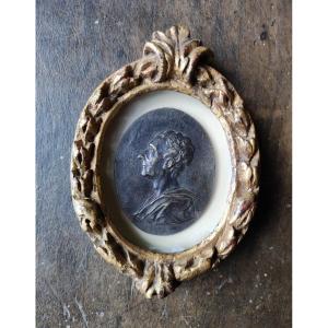 Bronze Medal Profile Of Diderot XVIII