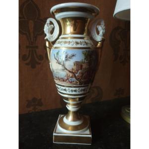 Vase en porcelaine de Paris époque Empire