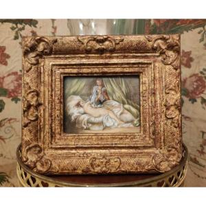 Gallant Miniature From The 18th Century