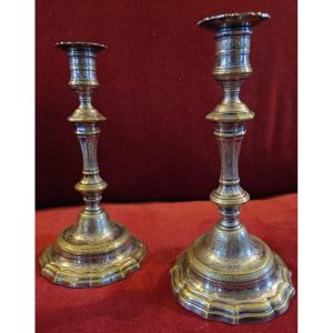Pair Of Regency Period Candlesticks