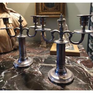 Pair Of Louis XVI Candelabras Circa 1800
