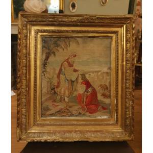 St. Cyr Stitch Embroidery, Early 18th Century