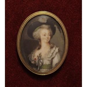 Miniature époque Louis XVI