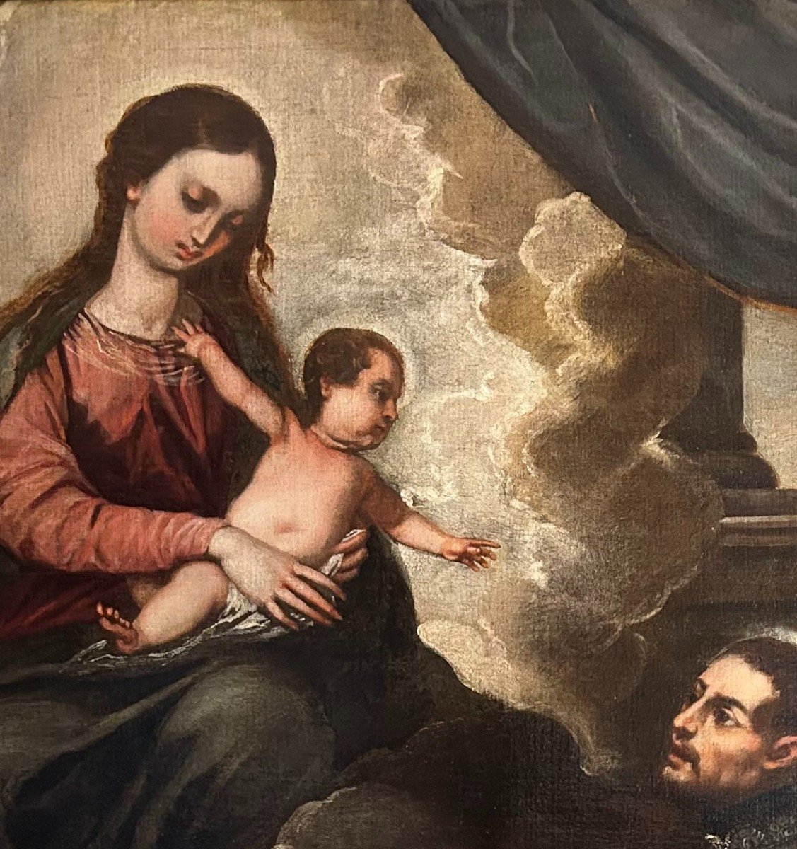 Pedro Atanasio Bocanegra Et Son Atelier, l'Apparition De La Vierge à Saint Cajetan De Thiène-photo-3
