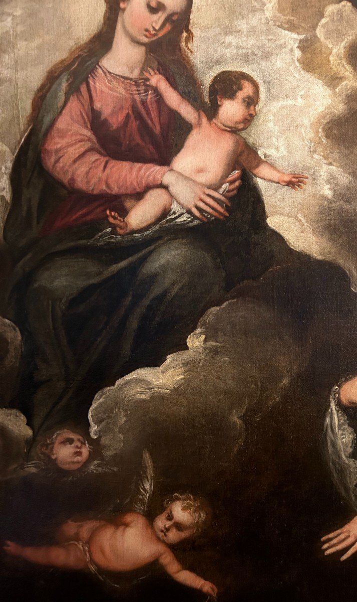 Pedro Atanasio Bocanegra Et Son Atelier, l'Apparition De La Vierge à Saint Cajetan De Thiène-photo-1