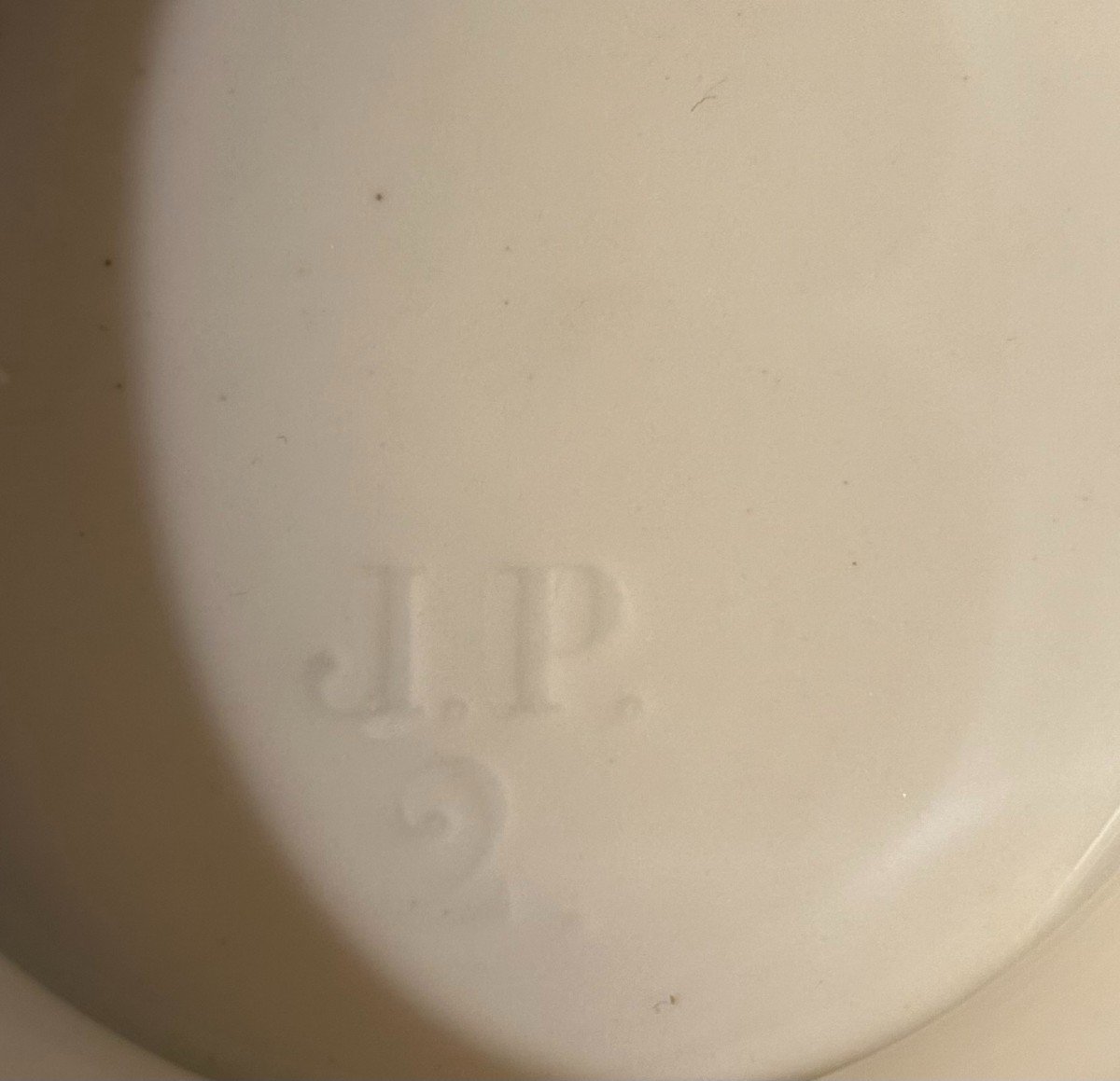 White Porcelain Tureen With Gold Decor. Brand Jp, Jean Pouyat. First Half Of The 19th-photo-7
