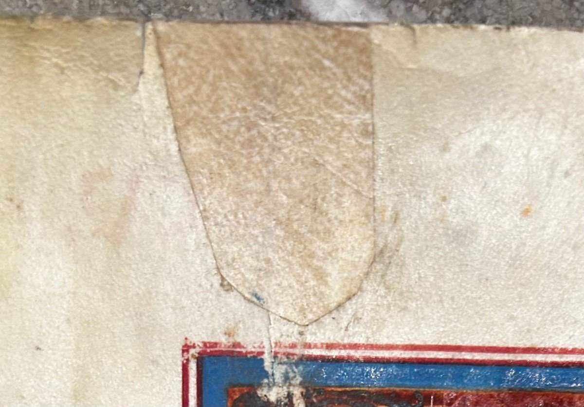 In-folio En Parchemin. Livre Cantoral Ou Choral.  Siècle XVI-photo-3