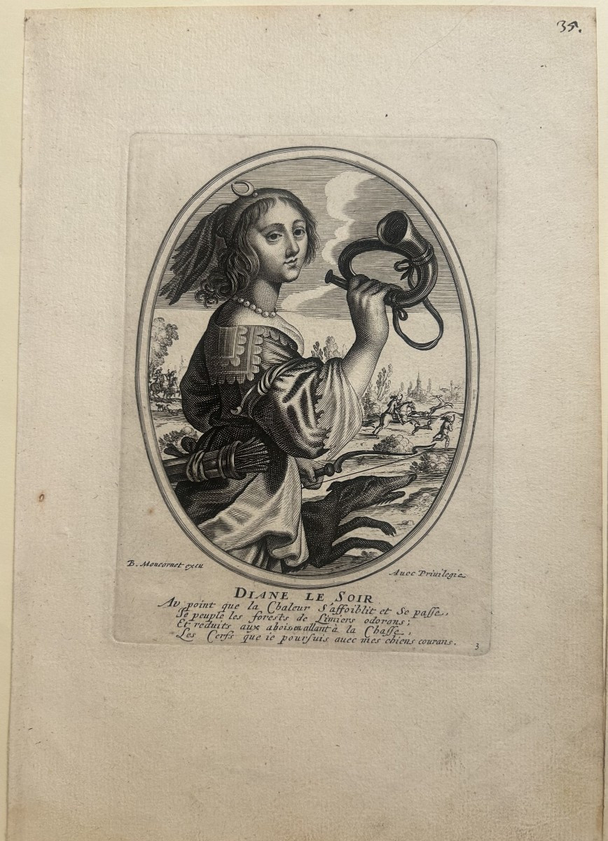 Balthazar Moncornet (ruán?, 1630 - 1670) The Stages Of The Day.-photo-3