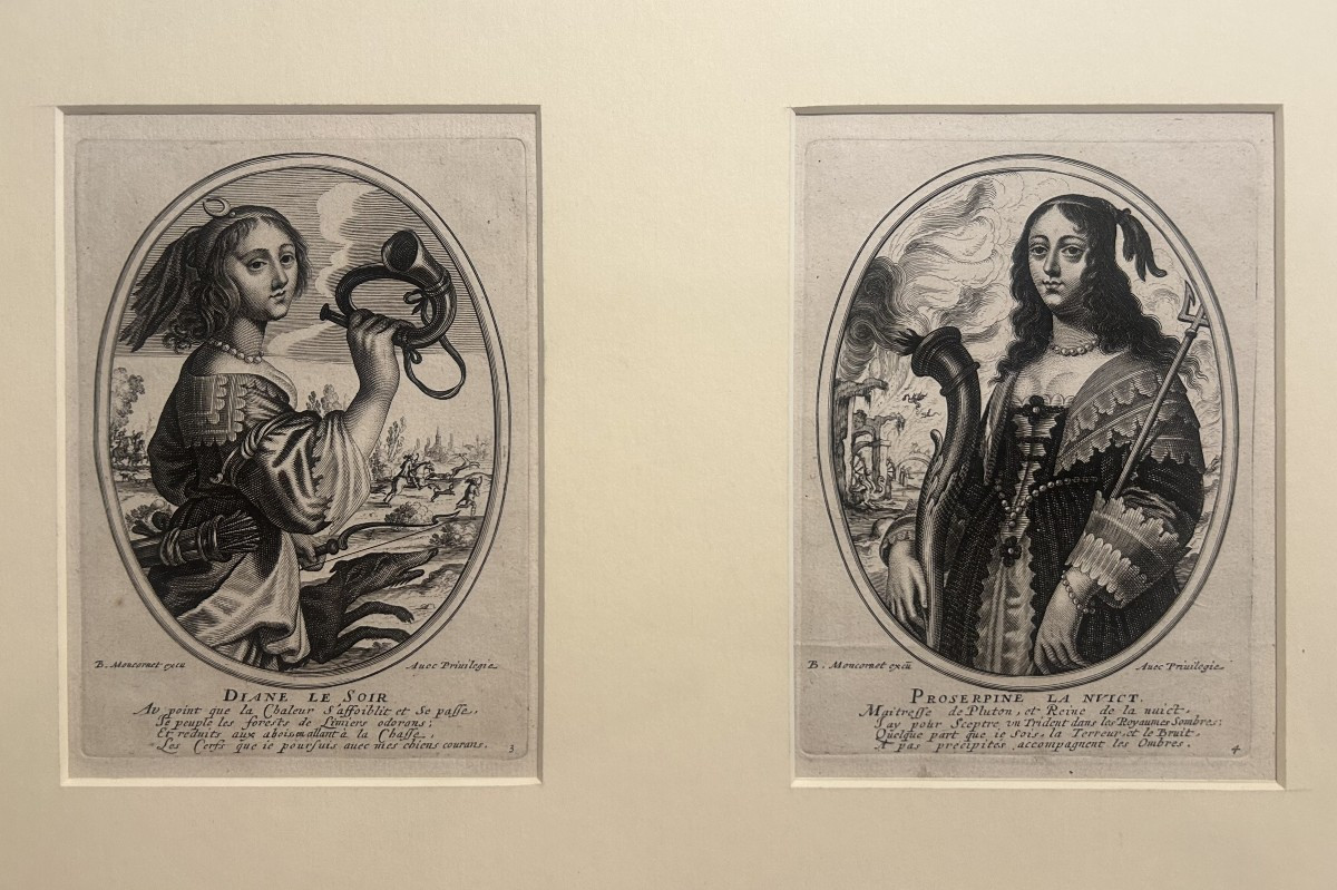 Balthazar Moncornet (ruán?, 1630 - 1670) The Stages Of The Day.