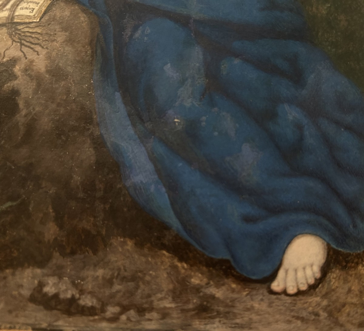 École espagnole Madeleine pénitente, détrempe sur vélin, 240 × 180 mm, fin du XVIIIᵉ siècle-photo-4