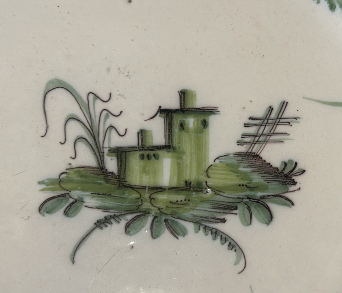Plat en céramique de Ribesalbes du début du XIXe siècle.-photo-4