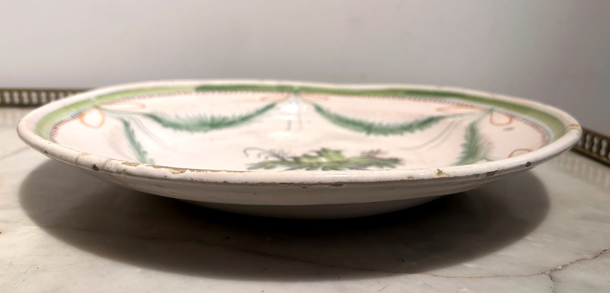 Plat en céramique de Ribesalbes du début du XIXe siècle.-photo-2