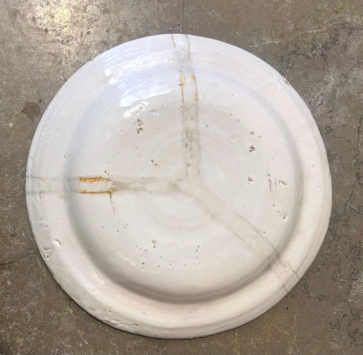 Plat en céramique de Ribesalbes du début du XIXe siècle.-photo-3