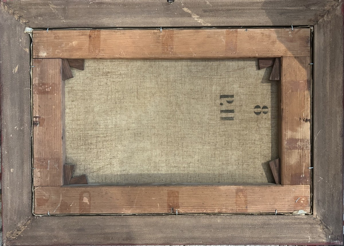 John Sydney Steel (perth 1863 – Balquhidder 1932) Scene With Figures.-photo-3