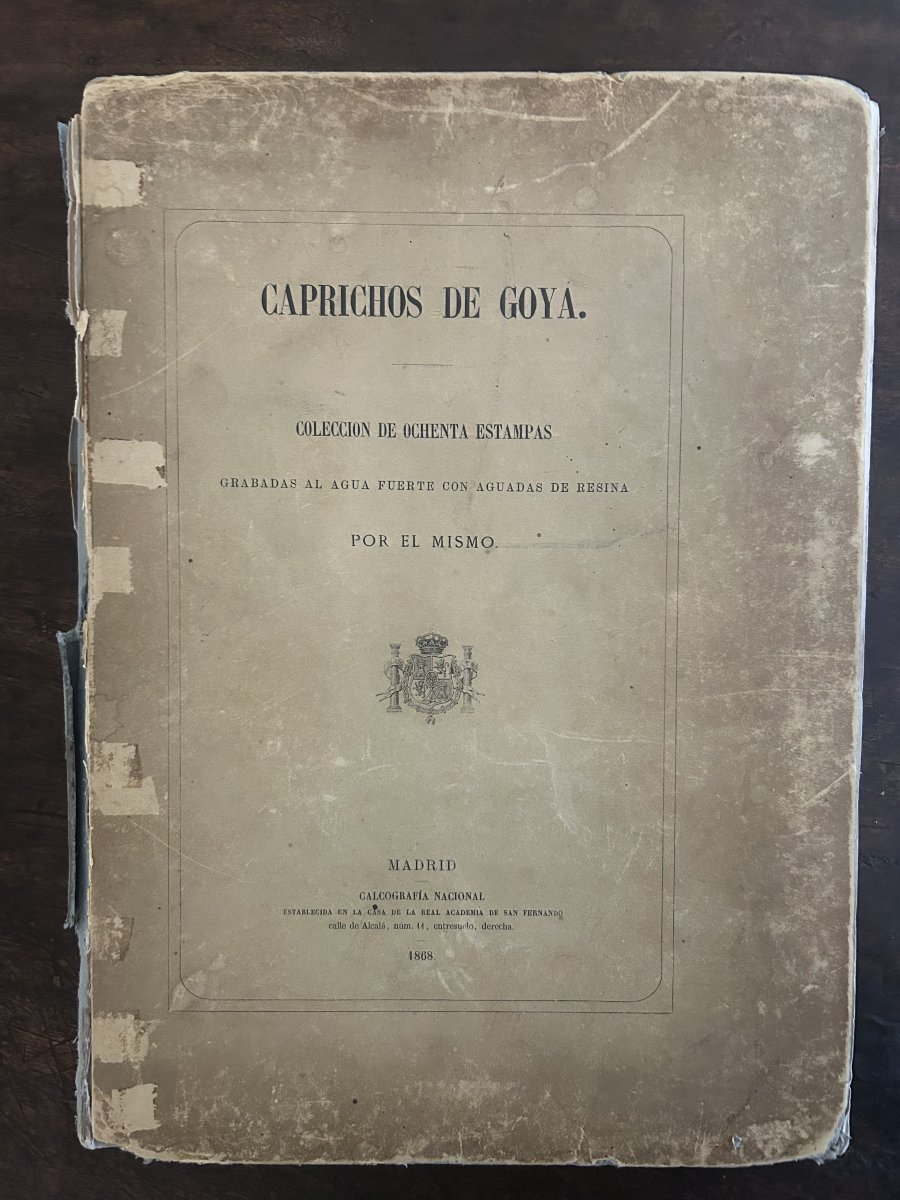 Album complet des Los Caprichos, Francisco de Goya.