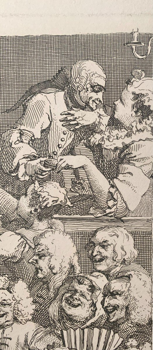 William Hogarth (london, 1697 - Id, 1764). The Audience Laughs. Engraved In London 1822.-photo-4