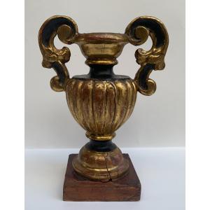 Vase En Bois Du 18ème Siècle