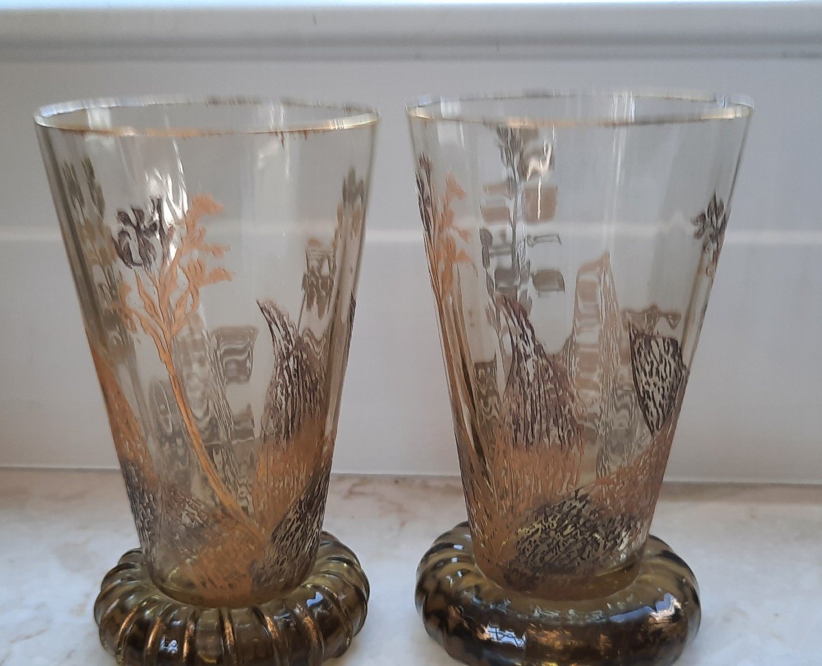 Deux Vases Gallé-photo-4