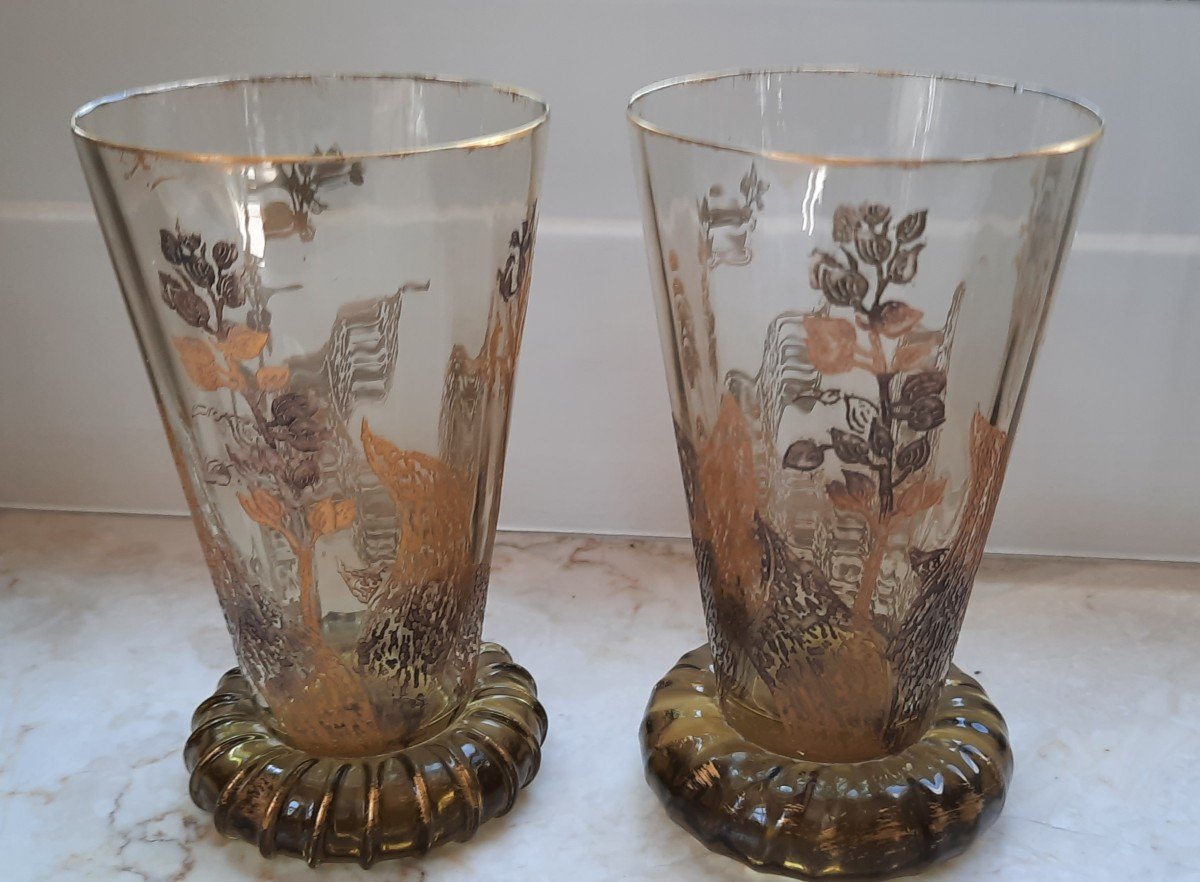 Deux Vases Gallé