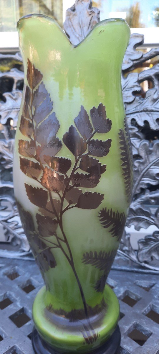Galle Vase 3 Dorts Of Fern-photo-3