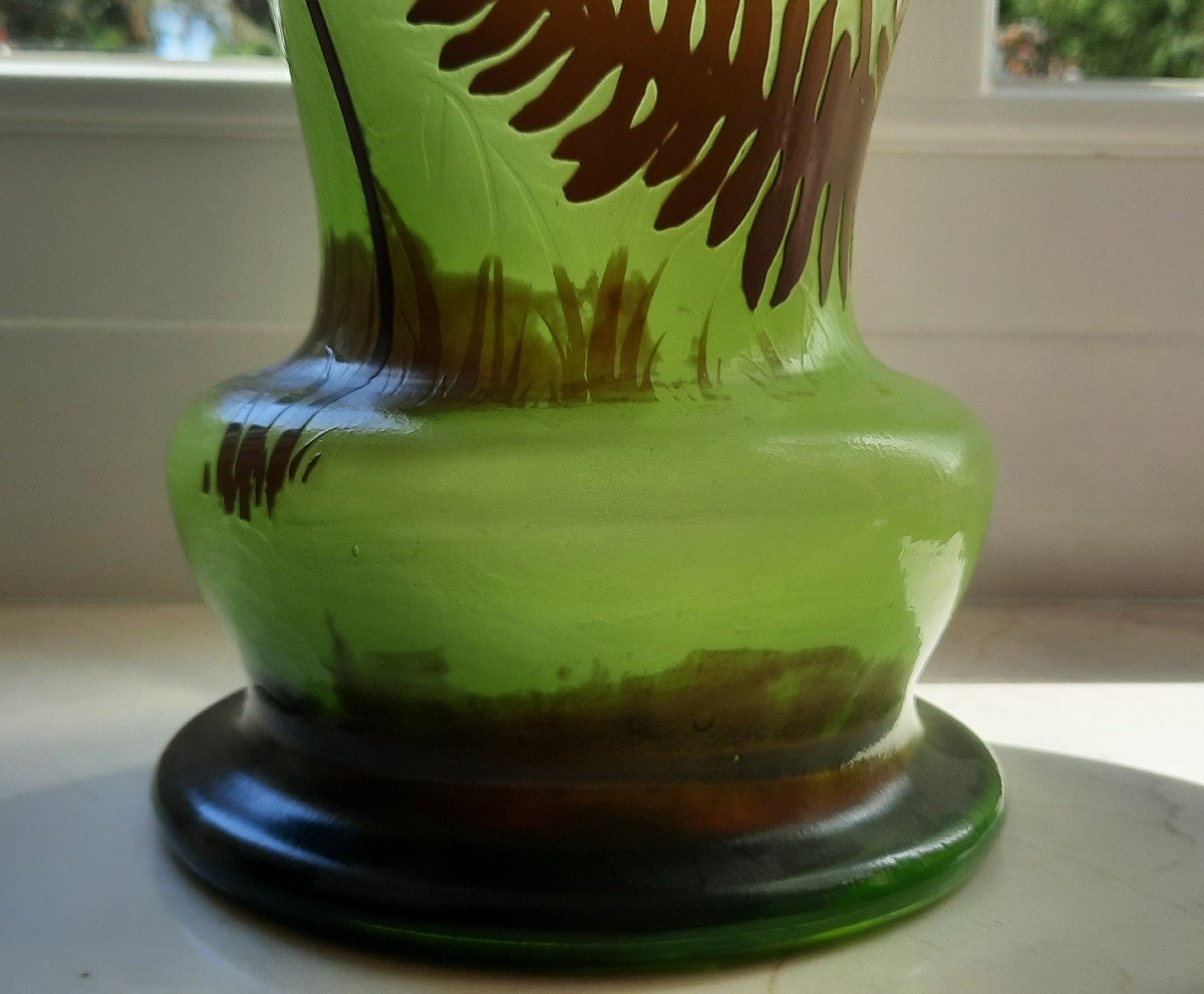 Galle Vase 3 Dorts Of Fern-photo-3