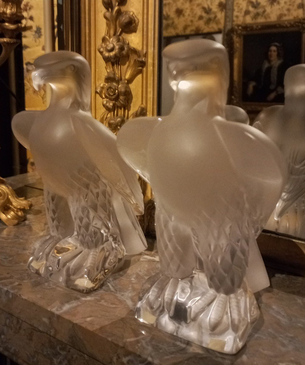 Deux Aigles. Lalique France. 