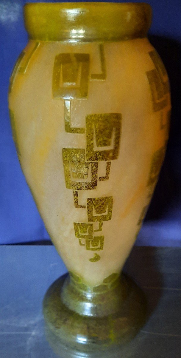 Vase Le Verre Francais Art Deco-photo-4