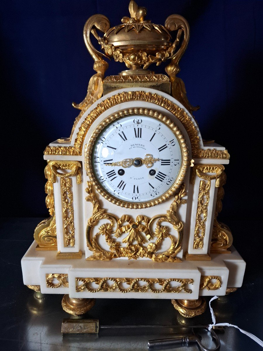 Pendule Style Louis XVI Signé Deniere