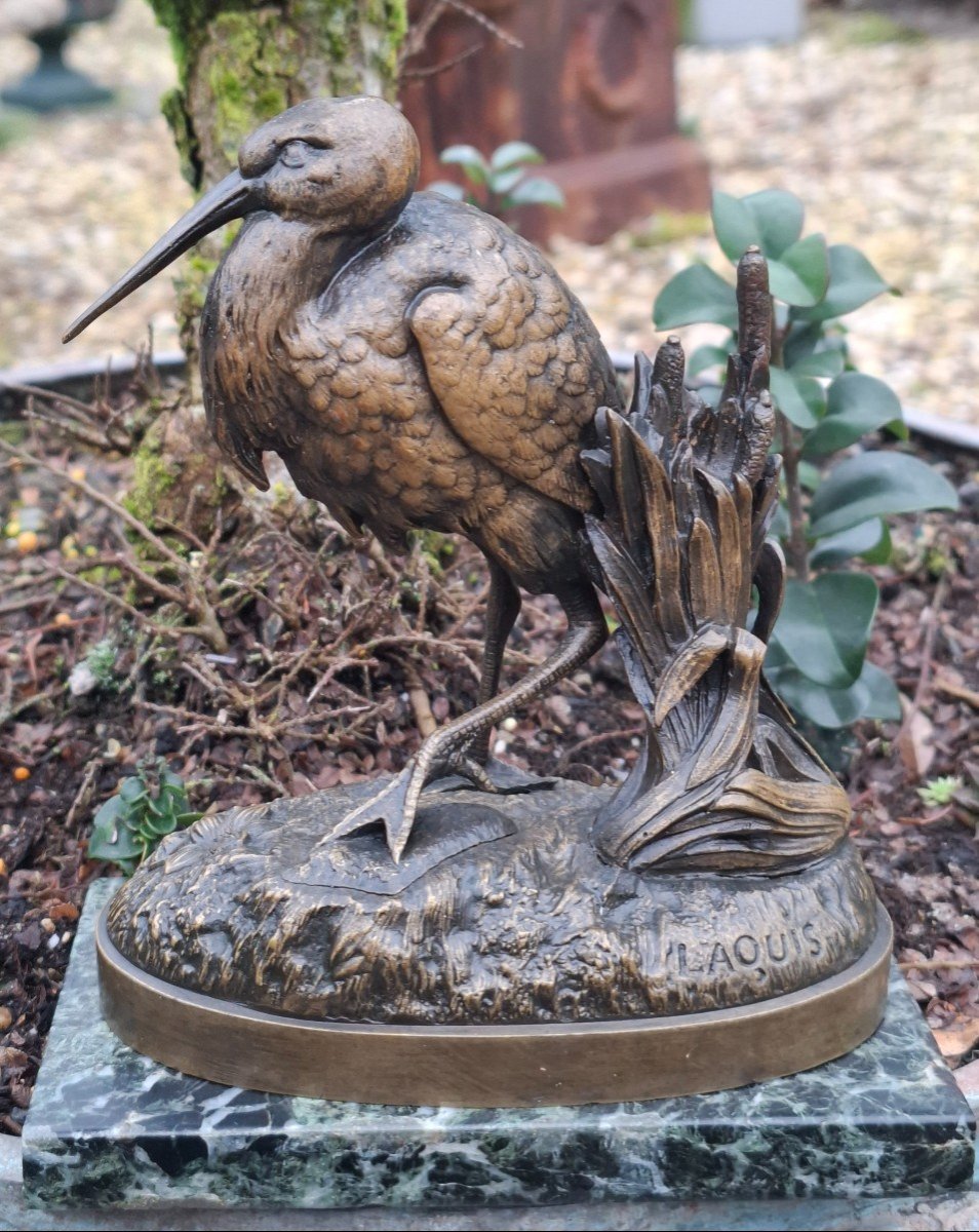 Bronze Heron Laquis 1816/1887