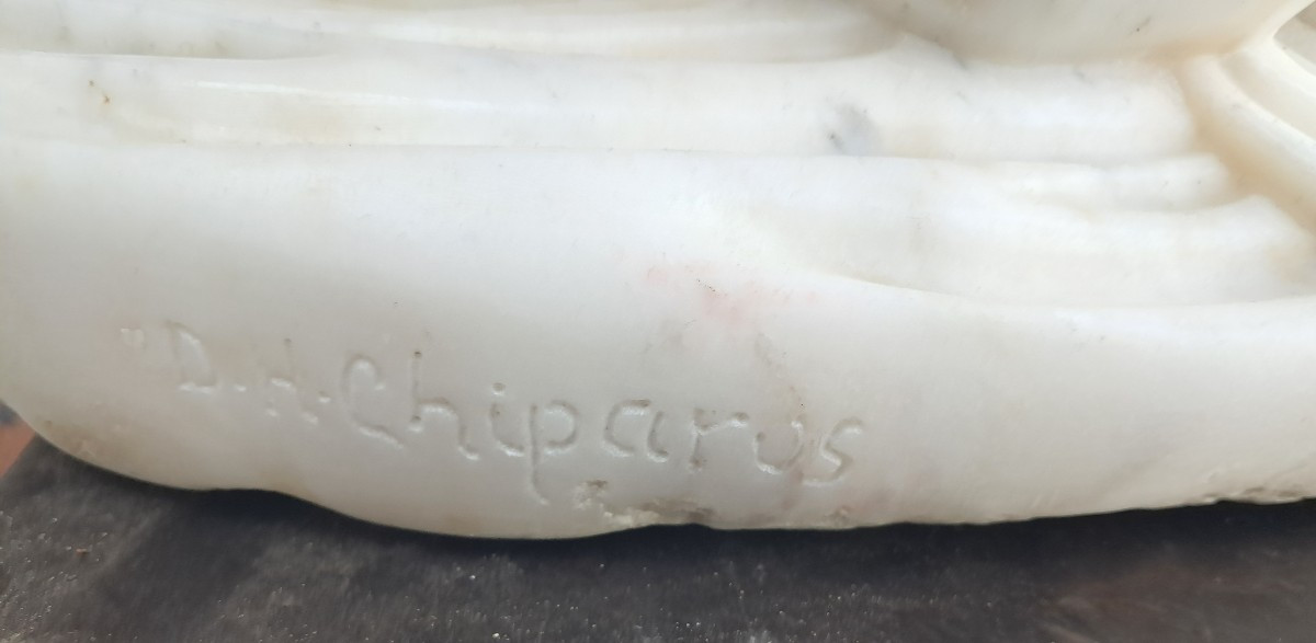 Enfent Marble. Sign Dh Chiparus-photo-3