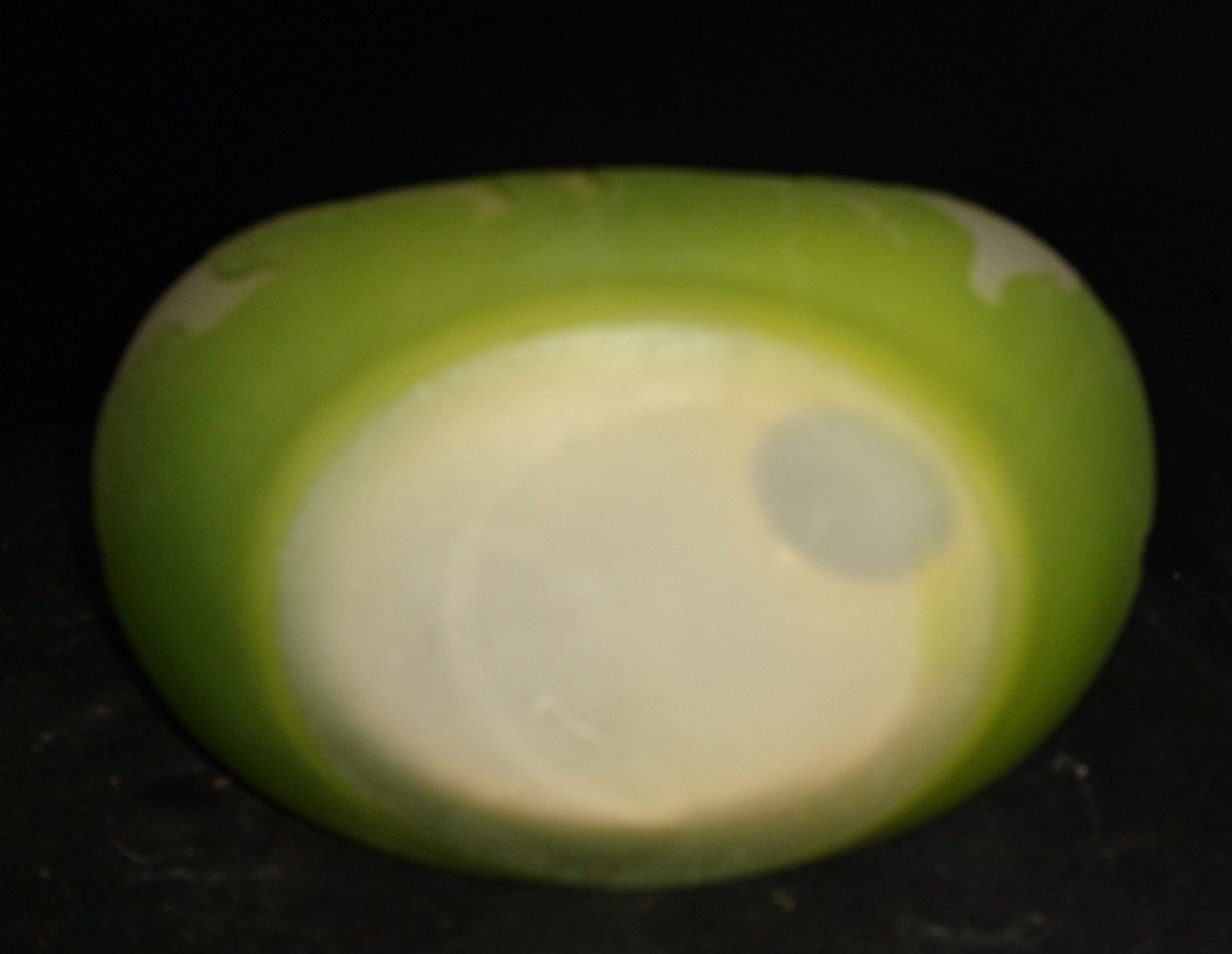 Signed * Gallé Vase, Giant Hogweed-photo-3