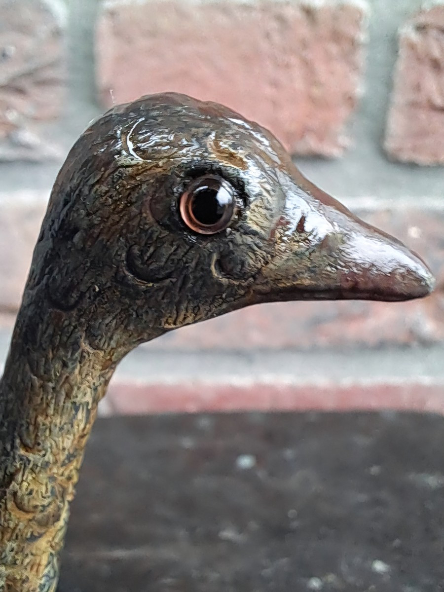 Emu Inkwell. Lead.-photo-2