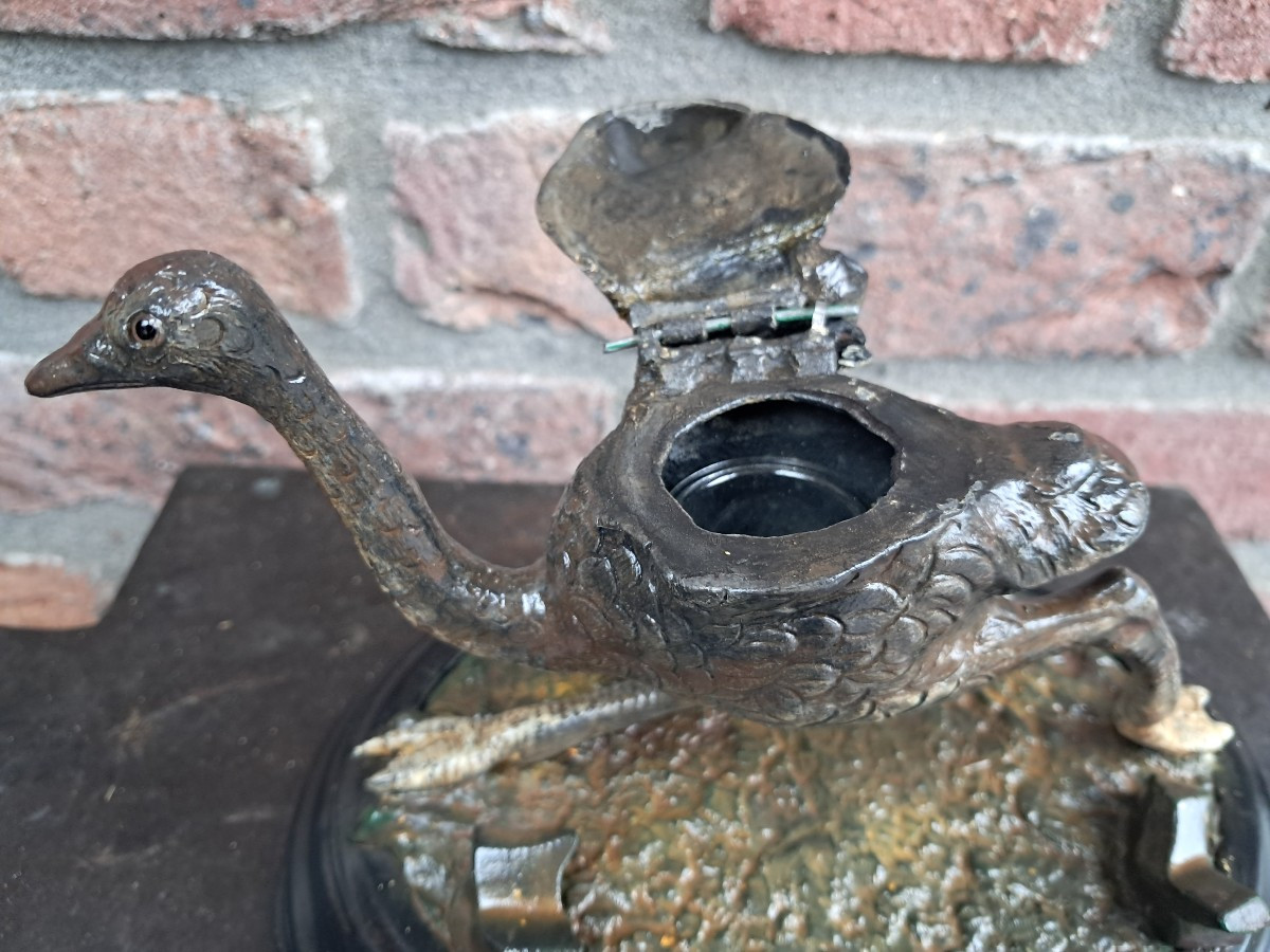 Emu Inkwell. Lead.-photo-1