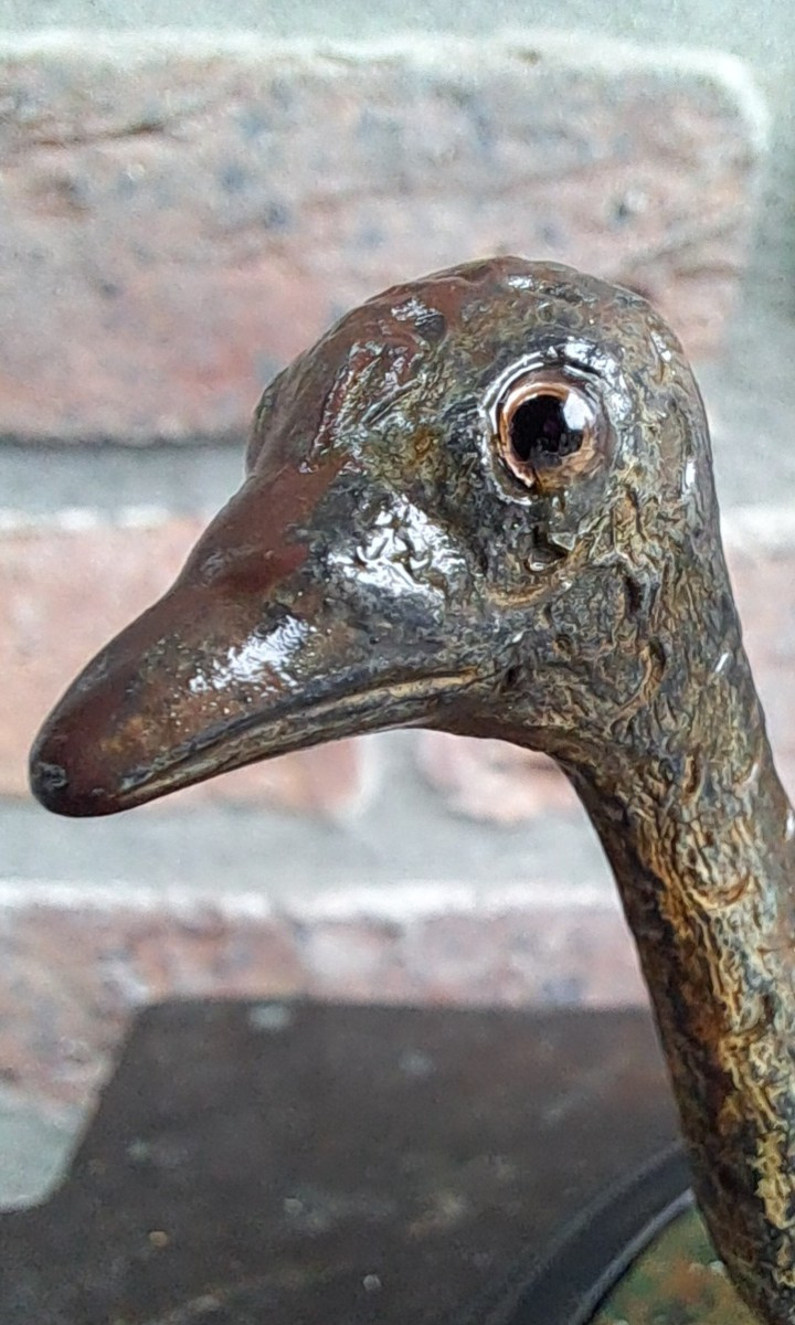 Emu Inkwell. Lead.