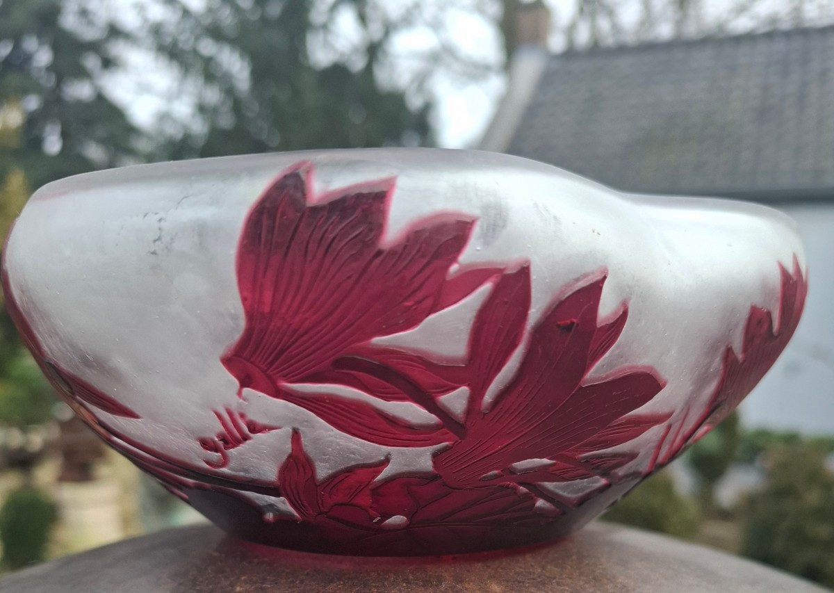 Coupe Gallé cyclame