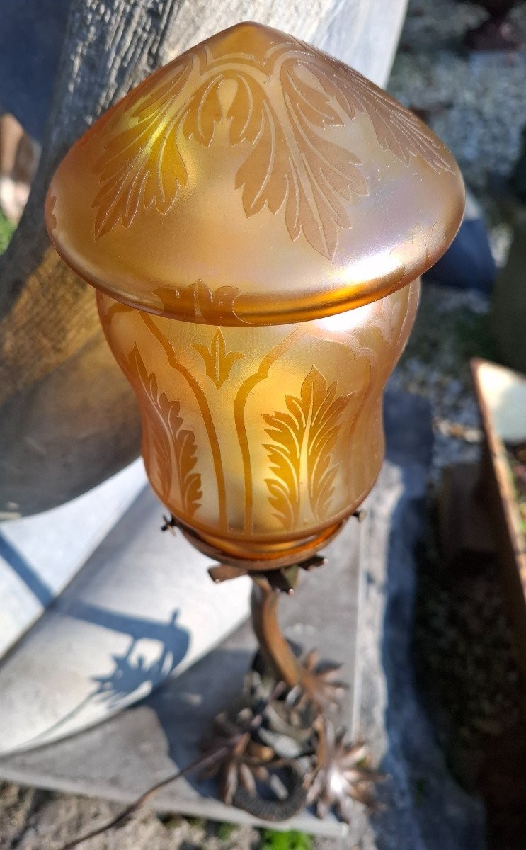 Desk/table Lamp. Edgar Brandt Style-photo-2