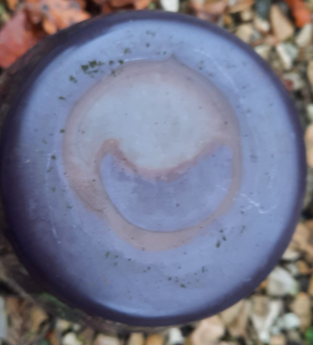 Daum Vase, France. Landscape.-photo-4