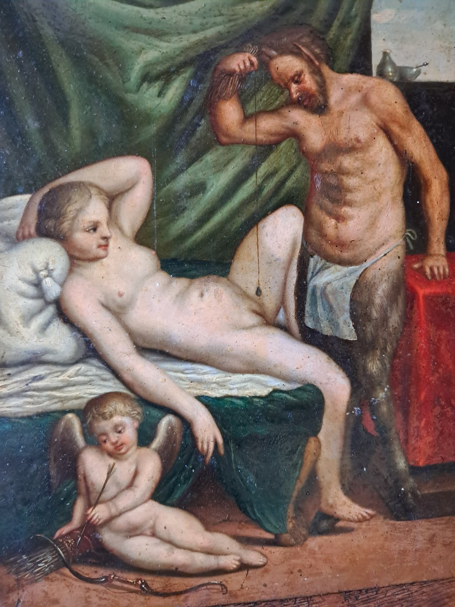 Peinture érotique à cuivre