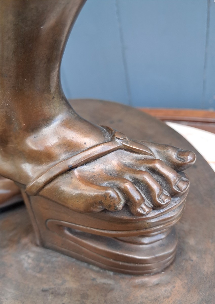 Grand bronze satyr dansante-photo-3