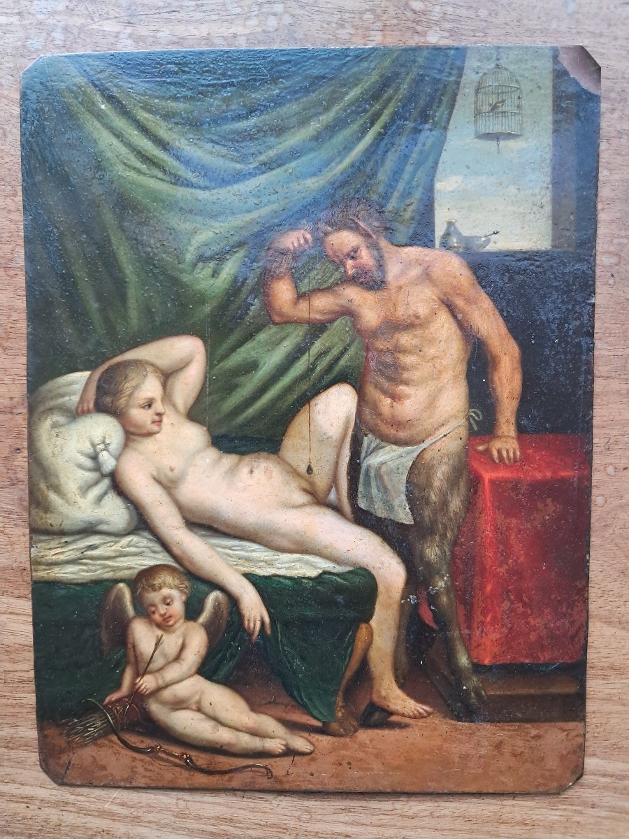 Peinture érotique à cuivre