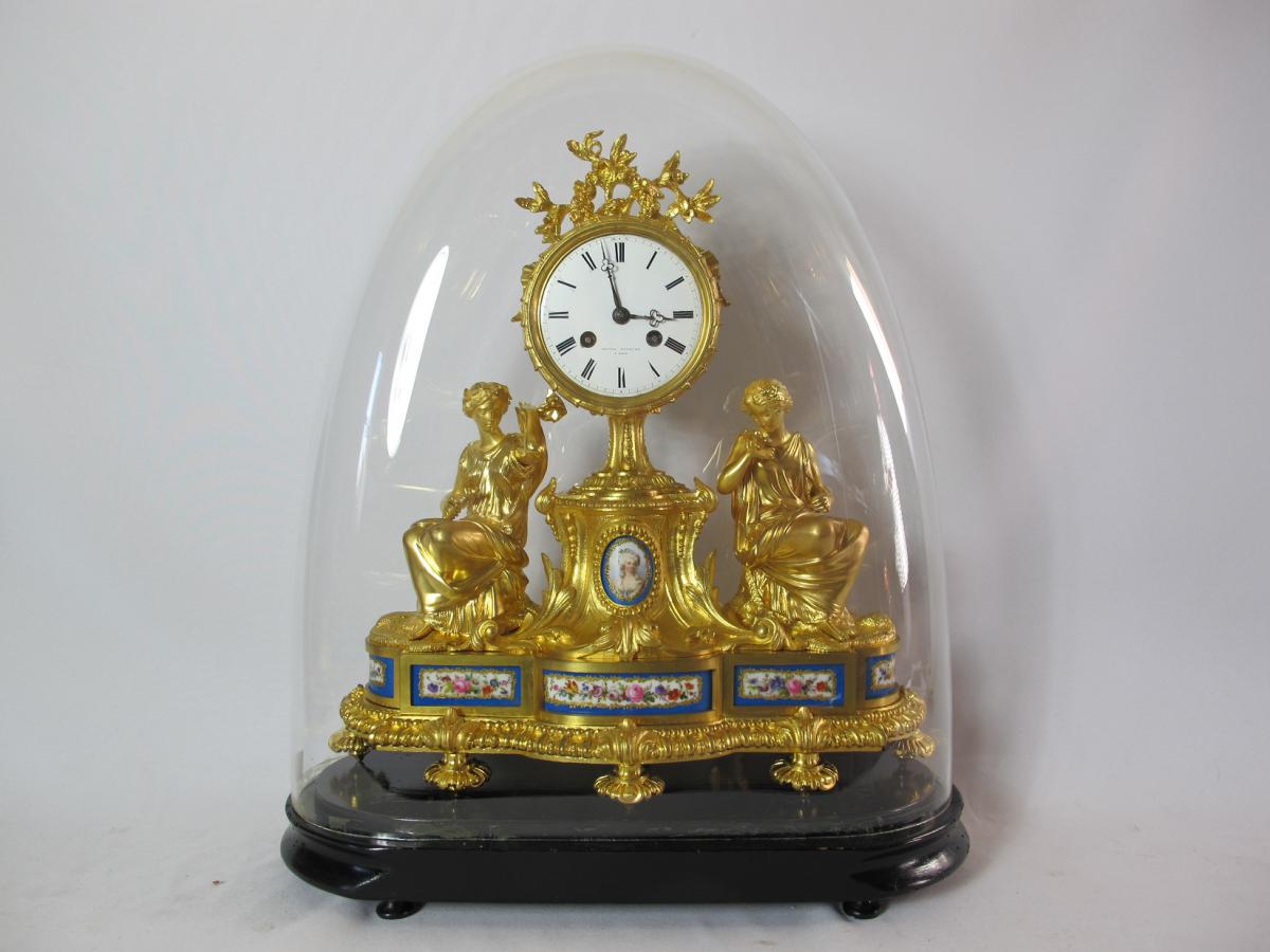 Gilt Bronze Clock