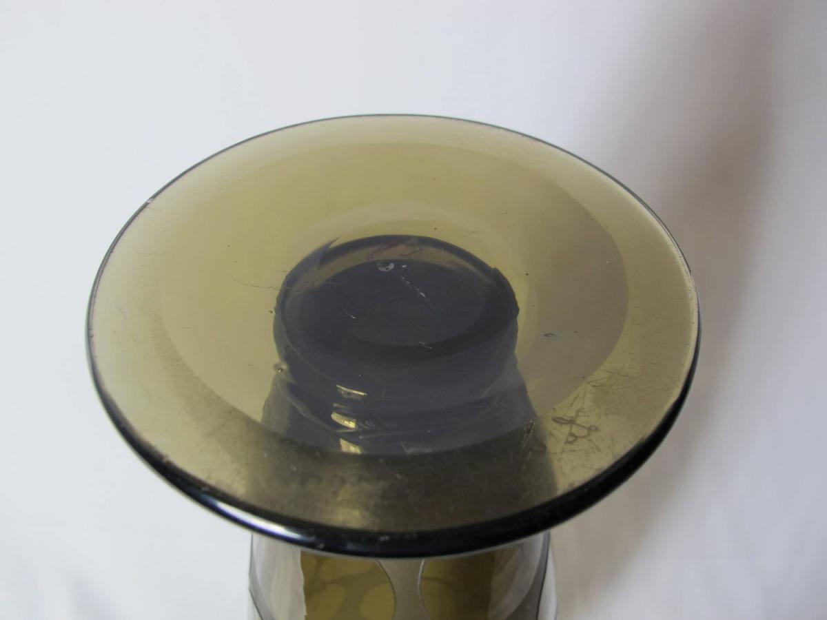 Vase Signed Charder Le Verre Francais.-photo-1