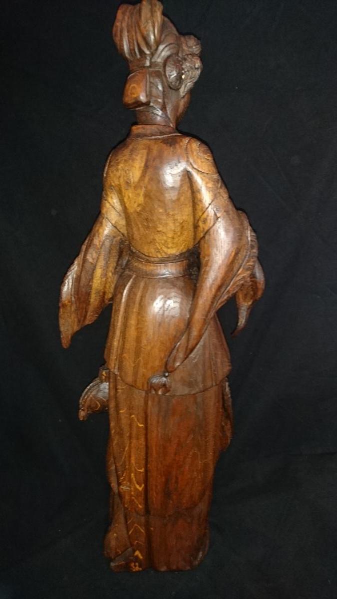 Oak Wood Statue-photo-4
